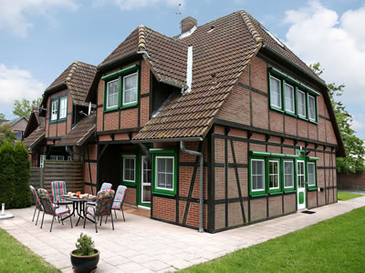 Terrasse Ferienhaus Fehmarn
